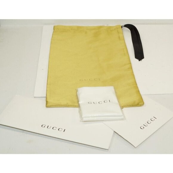 NEW AUTHENTIC GUCCI SUNGLASSES ACCESSORY DRAWSTRING DUST SATIN BAG POUCH… - Picture 9 of 12